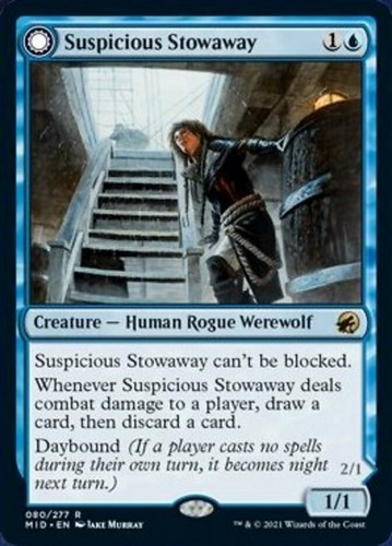 Mtg suspicious stowaway - mtg,