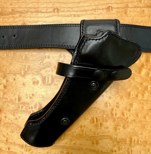 Left hand leather holster - hand,