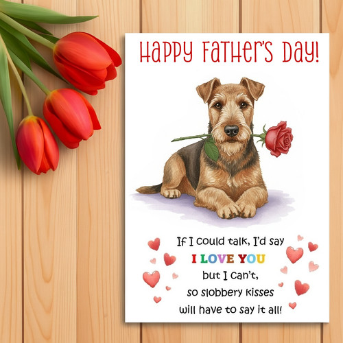 Welsh terrier father day - father’s,