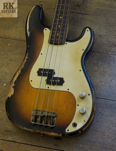 Relic bass pickguard with - relic,