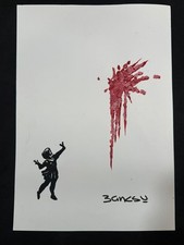 banksy drawing and painting on