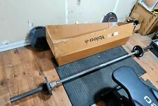 Olympic Barbell Weight Lifting Bar Set Rotate Disc Adjustable Yoleo Weight Bench