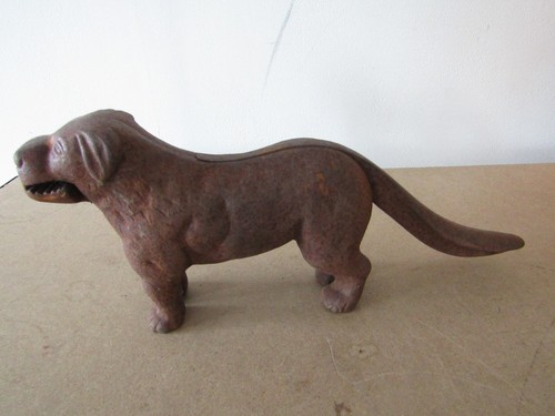 Vintage cast iron dog nut - vintage,