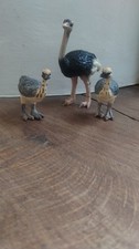 Schleich Ostrich / Ostrich Chicks X 2 - For Zoo Set or Wild Animal Park