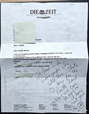 Charles Manson hand signed
