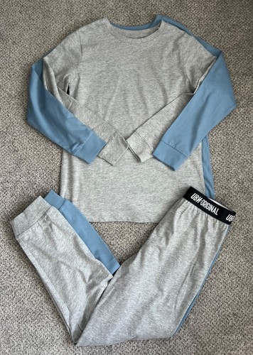 Bnwt boys blue grey long - &,