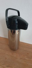 Stainless Steel Pump Action Airpot Vacuum Thermos Flask Hot Cold Tea Coffee