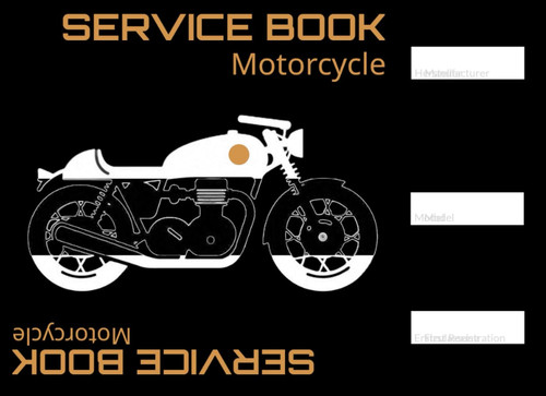 Motorcycle service book - service,