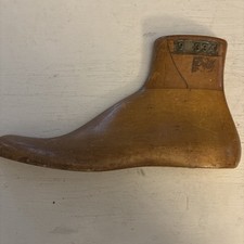 Vintage 11” Wooden Shoe