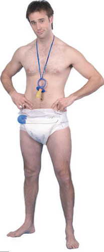 Adults stag night - giant, nappy