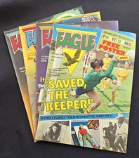 Eagle Comic August 1982 four issues with Free Poster