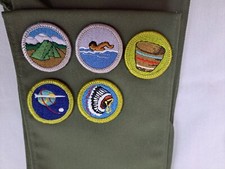 Vintage Boy Scout Scarf Green