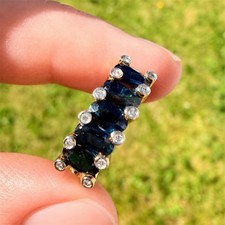 Five Stone Sapphire & Diamond