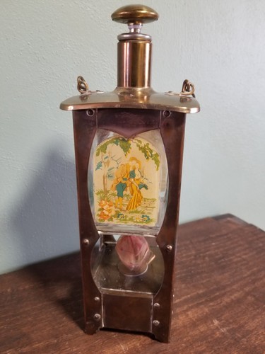 Vintage brass lantern - brass,