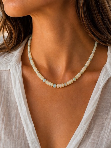 Vintage natural ethiopian opal - natural,
