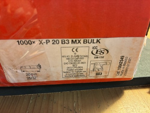 Hilti 1000 b3 mx bulk - x,