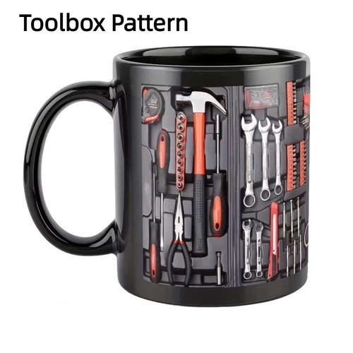 Mechanic black mug ceramic - mug,