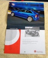 Vauxhall Calendar 2003, inc