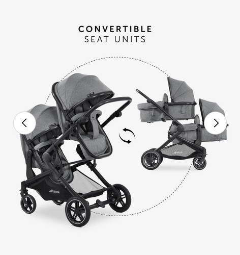 Hauck atlantic twin - atlantic, pushchair