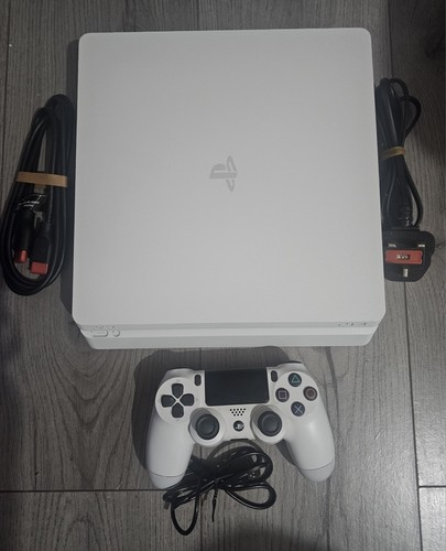 Sony playstation slim white - sony,