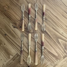 Set Of 8 Vintage Brass Dessert