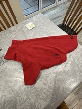 Hotter Dog Fleece, Dog Jumper, Size Large. Red
