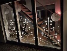 ?IKEA white metal electric LIGHT UP Christmas Trees BAUBLES x 3 ?