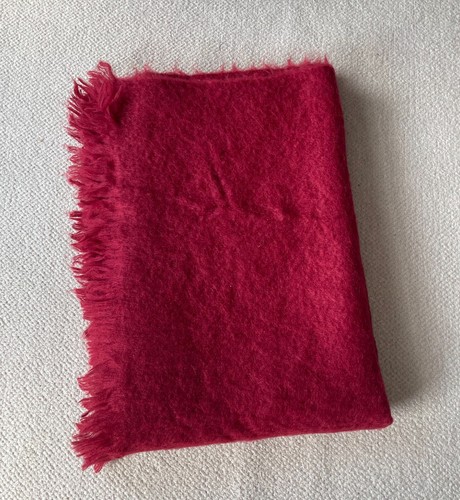 New red albans - real, mohair