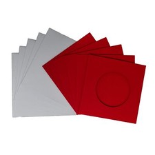 Round aperture square cards -