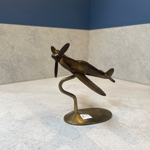 Brass spitfire model - model, figurine
