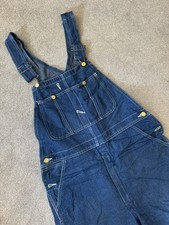 Vintage Dickies Blue Dungarees/Overalls 32W 32L