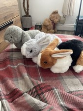 3 Bunny Rabbit Plushies