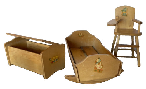 Vtg large strombecker wood - vtg,
