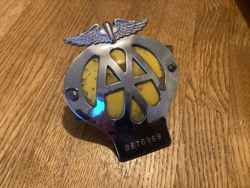 Vintage car badge - aa, 8b76969