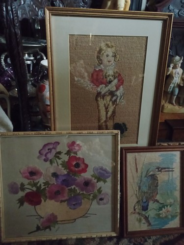 Antique vintage needlework - &,