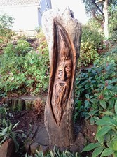 Large Wood / Tree Spirit Driftwood Chainsaw Carving
