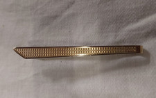 9ct gold on sliver vintage tie clip.