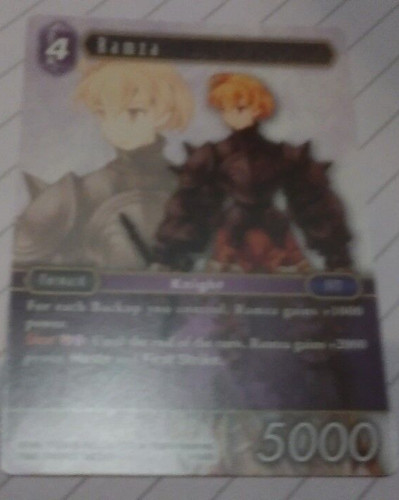 Final fantasy tcg ramza 144r - final,