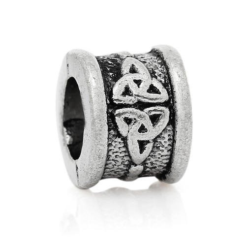 Celtic spacer beads - celtic, antique