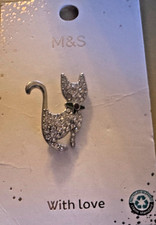 Marks and Spencer Cat Brooch