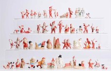 ANTIQUE BISQUE CAKE TOPPERS /