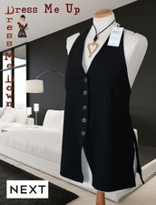 Next Black Waistcoat Halter