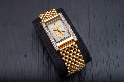 Stauer t138064 gold tone watch - t138064,
