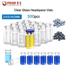 1000PCS 2/3/5/10/20ml Glass
