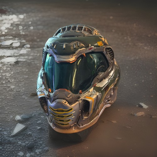 Game doom eternal - doom, helmet