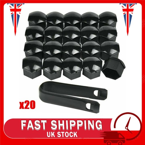 22mm 20x black wheel lug - 22mm,