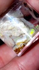 Australian Opal Gem Rough. Vial Tube. LightningRidge, Cooper Pedy Opal