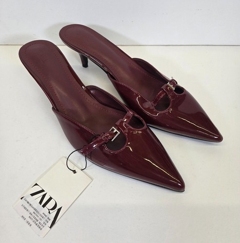 Zara pointed toe heeled - heeled, mules