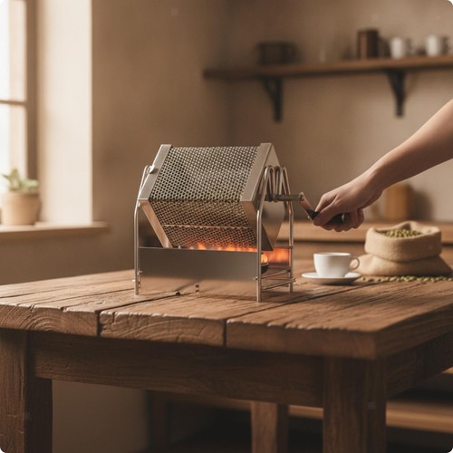 Coffee bean roaster with - coffee,