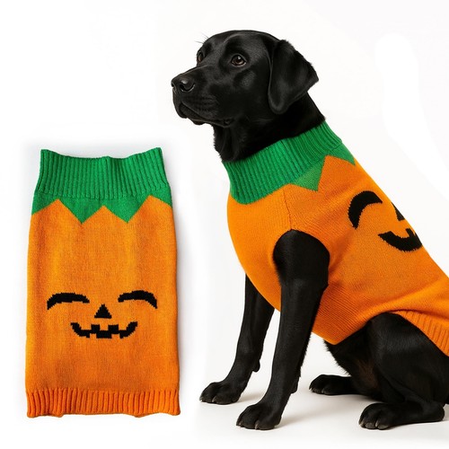 Dog cat pumpkin halloween - dog,
